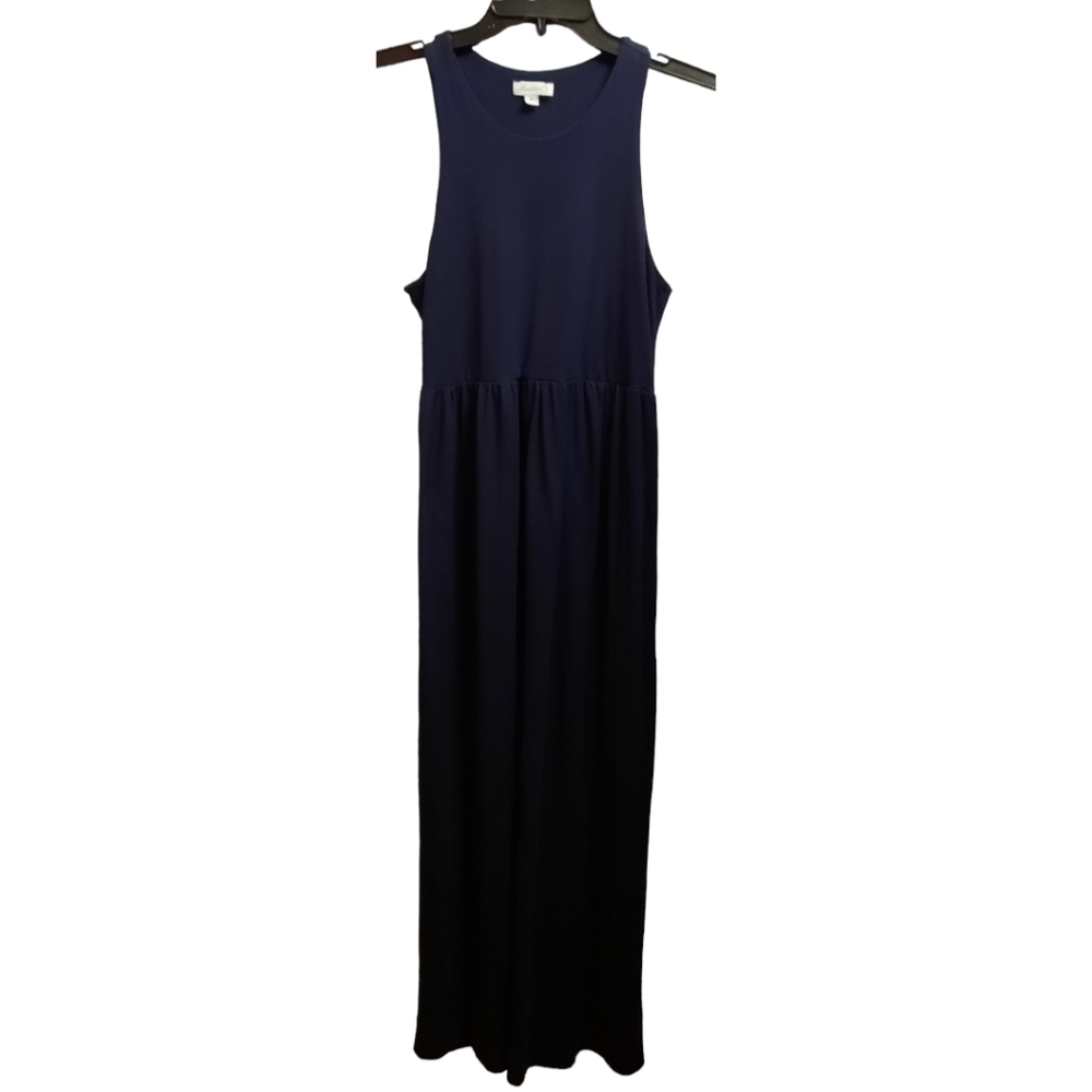 Jordann Navy Blue Sleeveless Maxi Dress Medium